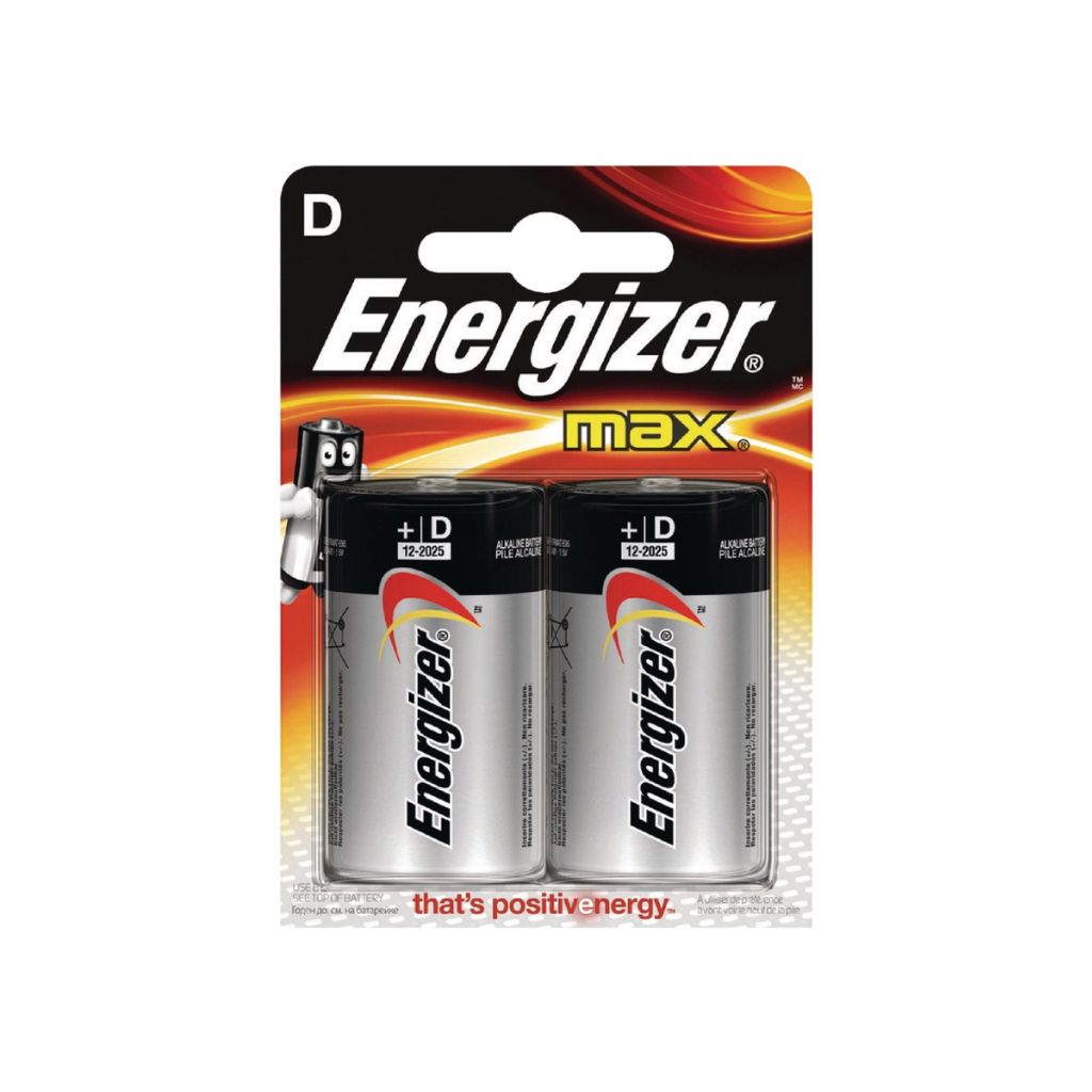 Energizer Batterij Max 2x D LR20 – 2 stuks