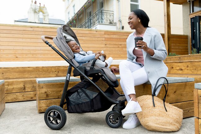 Joie Poussette 2 en 1 Versatrax Gray Flannel