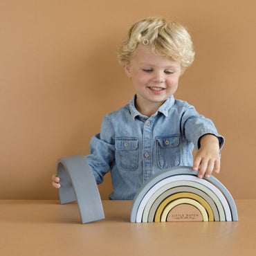 Little Dutch Houten Regenboog Blue
