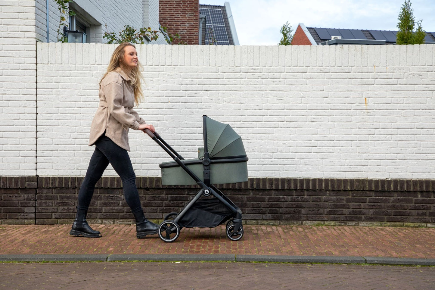 Topmark 3-in-1 Kinderwagen Diaz olijfgroen