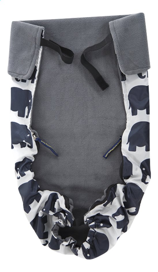 Bundle Bean Couverture multifonction grey elephants