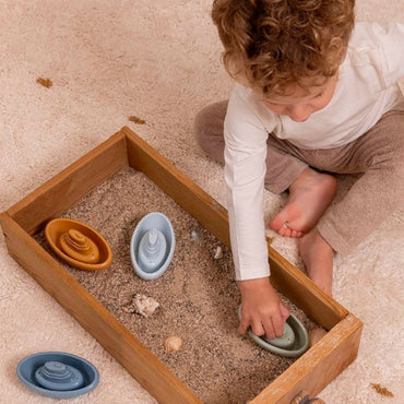 Little Dutch Badspeelgoed Bootjes blauw