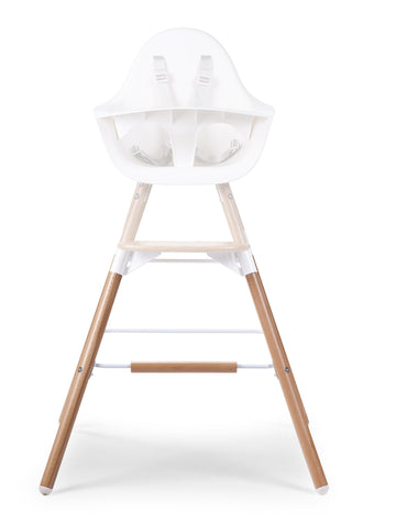 Childhome Evolu Set supplémentaire Pieds longs + Repose-pieds Bois/Blanc