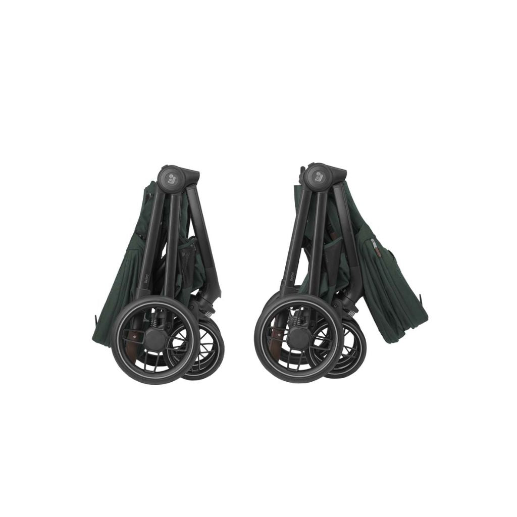 Maxi-Cosi Kinderwagen 5 in 1 Oxford Twillic Green + Sense draagmand + adapter + autostoel Pebble 360 pro 2 + basis Familyfix 360 Pro