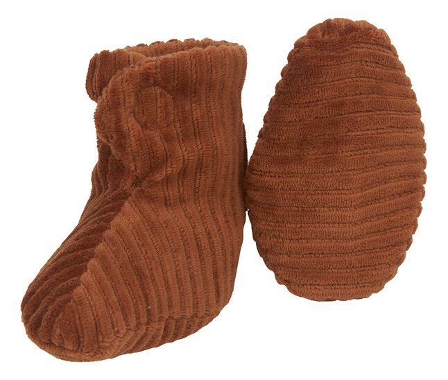 Nanami Chaussons Rib Velvet Caramel 0-5 mois