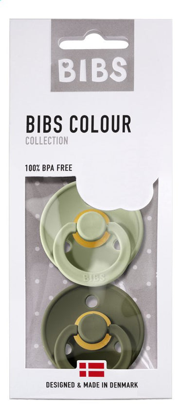 Bibs Sucette 6 - 18 mois sage/hunter green - 2 pièces