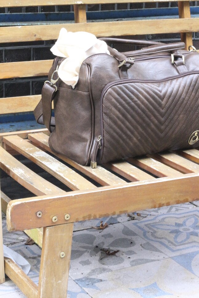 Isoki Sac à langer Double Zip Chocolate