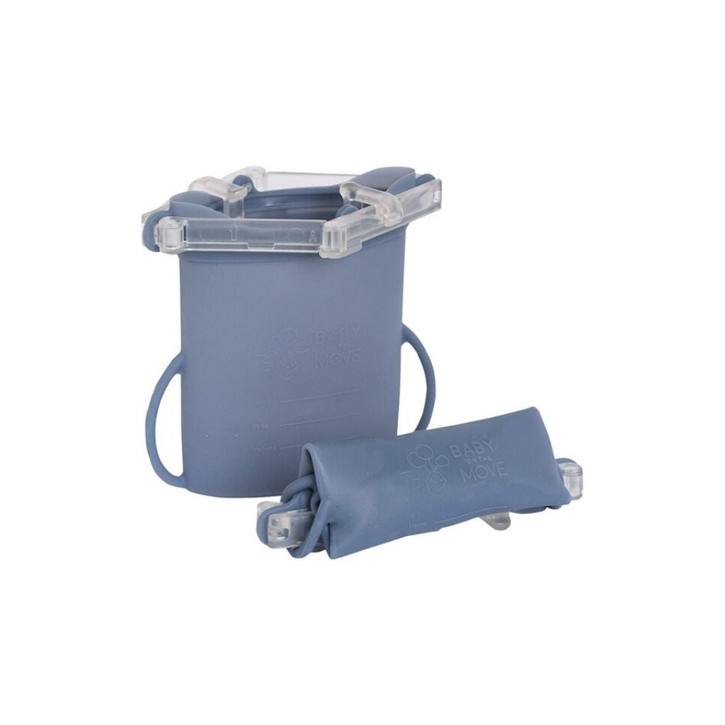 Baby on the Move Bewaarzakjes Yummy Bag Denim 230 ml - 2 stuks