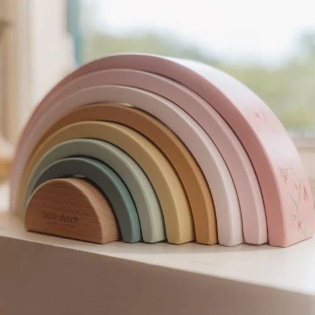 Little Dutch Arc-en-ciel en bois Fairy Garden