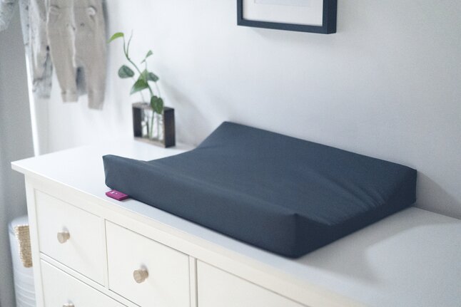 Wumby Matelas à langer chauffant anthracite