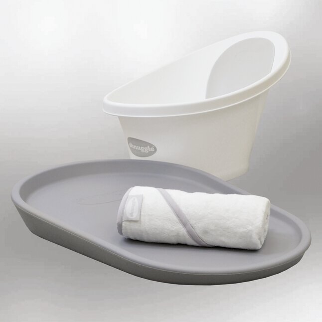 Shnuggle Matelas à langer Squishy gris