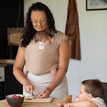 Babylonia Écharpe porte-bébé Tricot-Slen Cool nougat