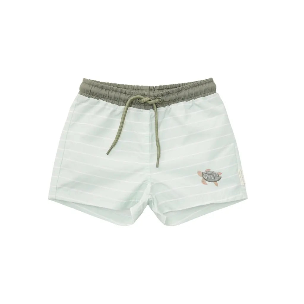Little Dutch Zwemshort Fresh , m 62/68, Groen, Jongens