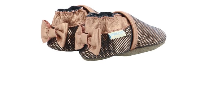 Robeez Schoenen Bright Bow Tie metallic pink