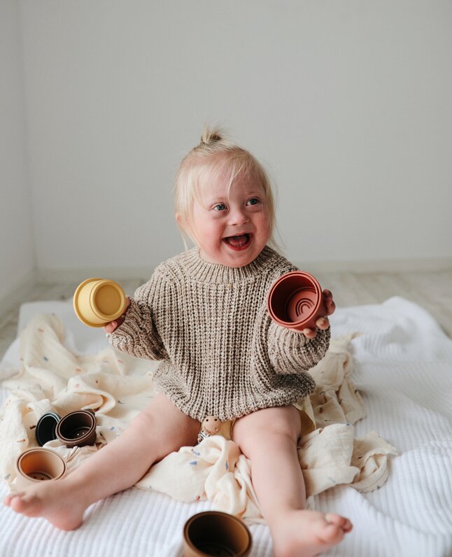 Mushie Stapelpotjes Retro 8 cups