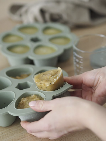 Béaba Pot de conservation 6 x 150 ml vert