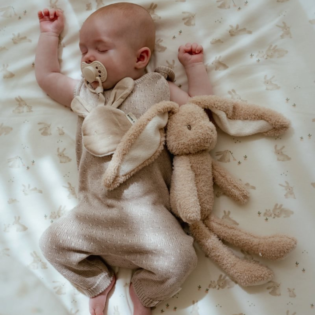 Little Dutch Chiffon pour sucette Newborn Naturals Baby Bunny Beige