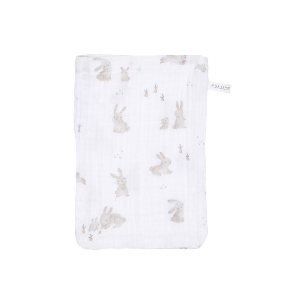 Little Dutch Gant de toilette tetra Baby Bunny