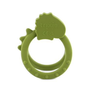 Trixie Baby Sensorische bijtring Mr. Dino groen