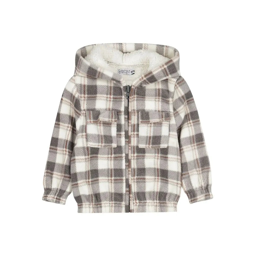 Dirkje Jas ruit Offwhite jongen