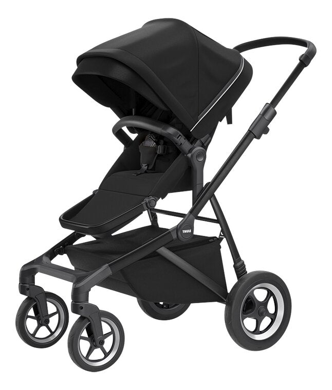 Thule 3-in-1 Kinderwagen Sleek + Voetenzak Midnight Black
