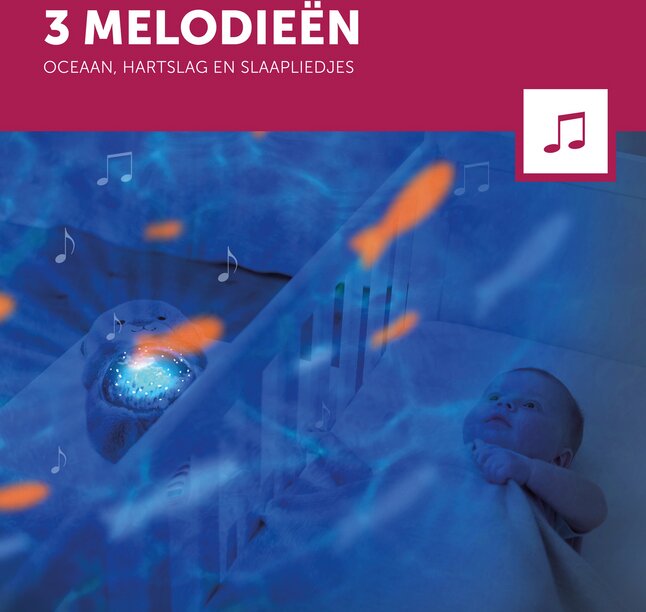 Zazu Projector Otto  beige/blauw