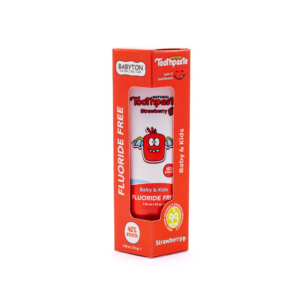 Babyton Dentifrice naturel goût fraise 50 g