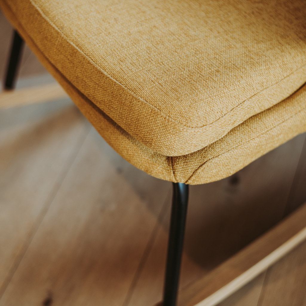 Quax Chaise à bascule Rocking Chair De Luxe Adult Saffran