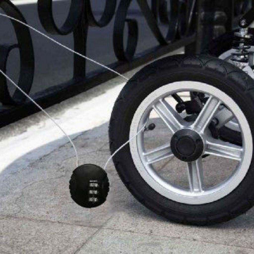 Dooky Cadenas antivol pour poussettes noir