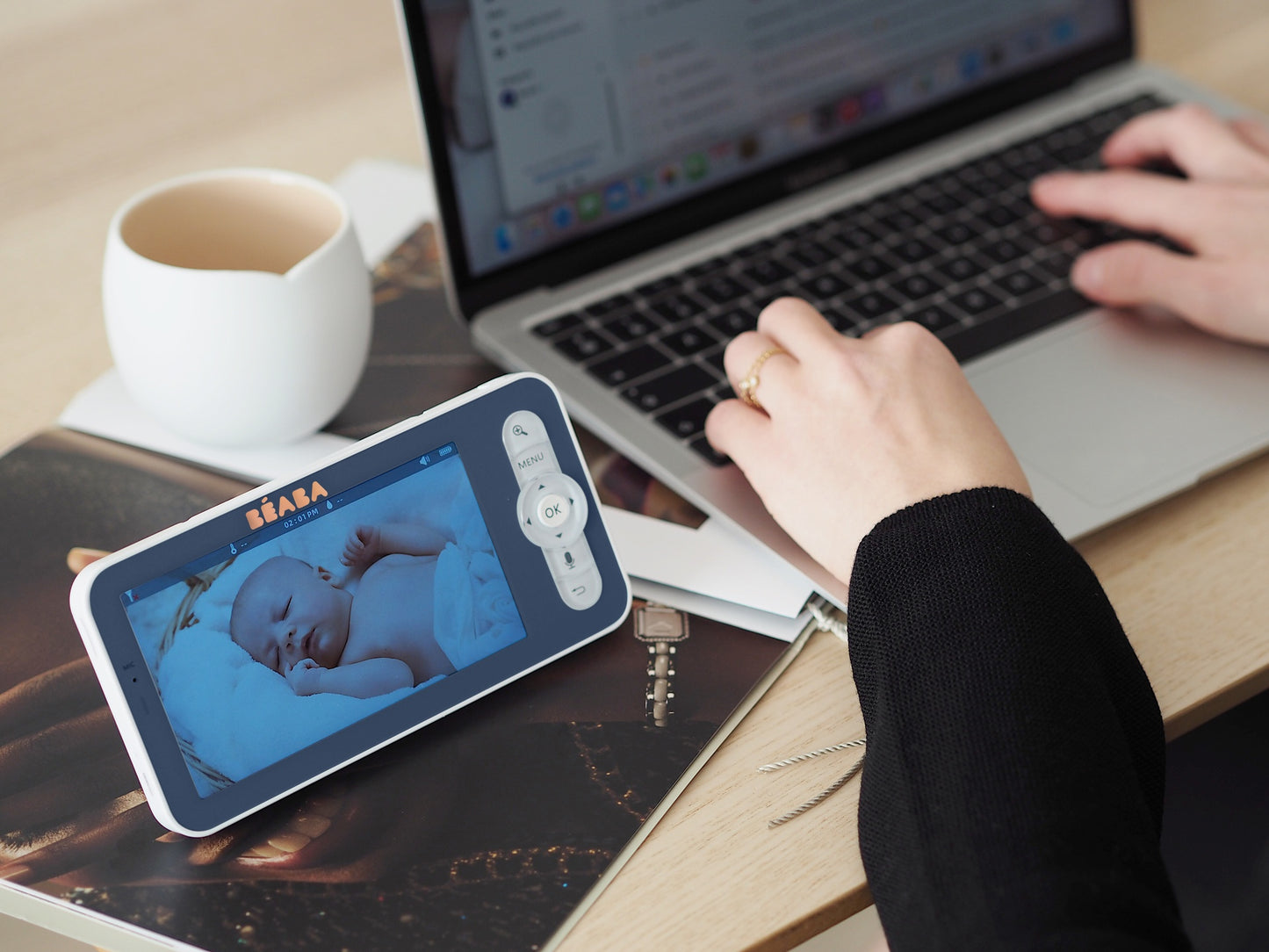 Béaba Babyphone avec caméra Zen Premium Night Blue