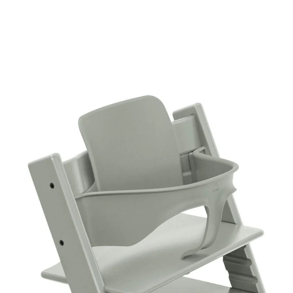 Stokke® Eetstoel Tripp Trapp® + beugel Baby Set² Glacier Green