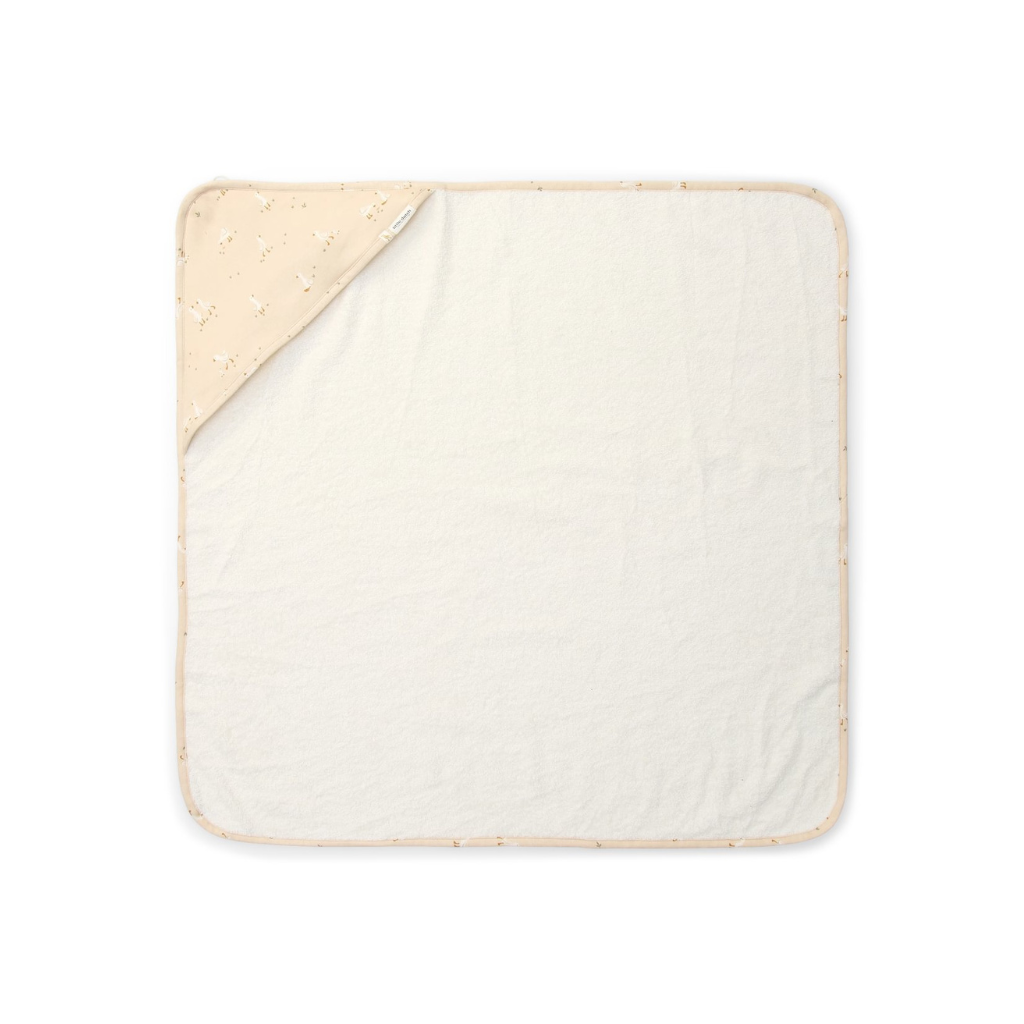 Little Dutch Cape de bain Newborn Naturals Little Goose Lg 75 x L 75 cm