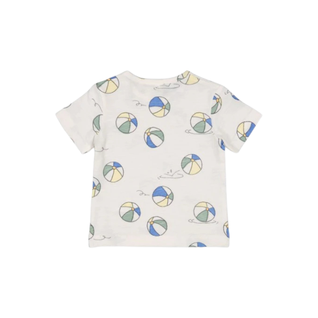 Feetje T-shirt AOP Pool Time m 86 Offwhite Jongens