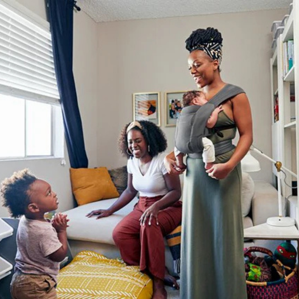 ERGObaby Porte-bébé ventral Embrace Washed Black