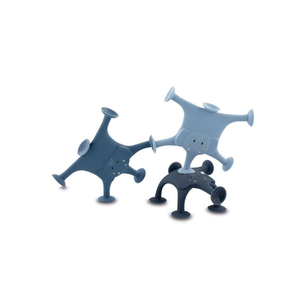 Trixie Jouet de bain Figurines à ventouse Mrs. Elephant - 3 pièces