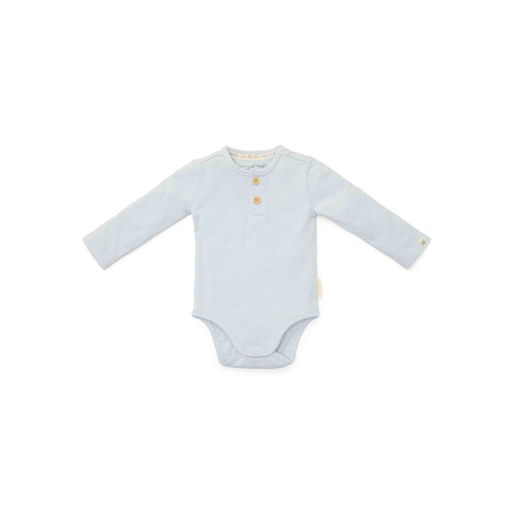 Little Dutch Body met lange mouwen lichtblauw