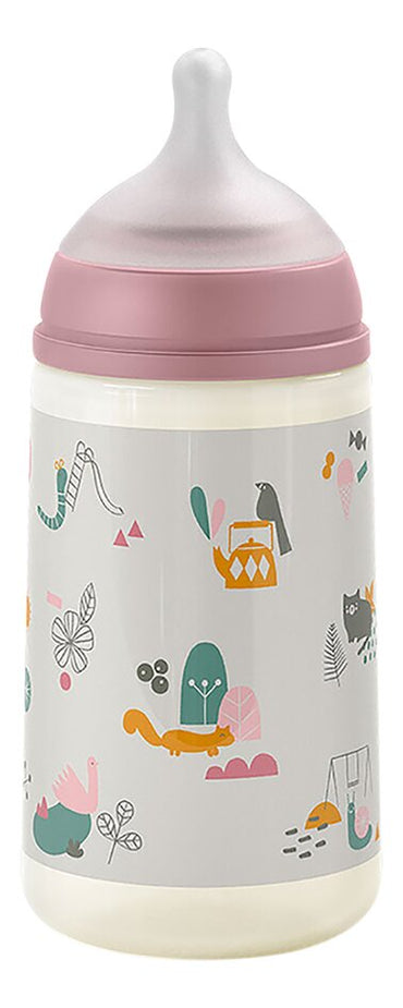 Suavinex Biberon A walk in the park Medium Flow Nude 270 ml