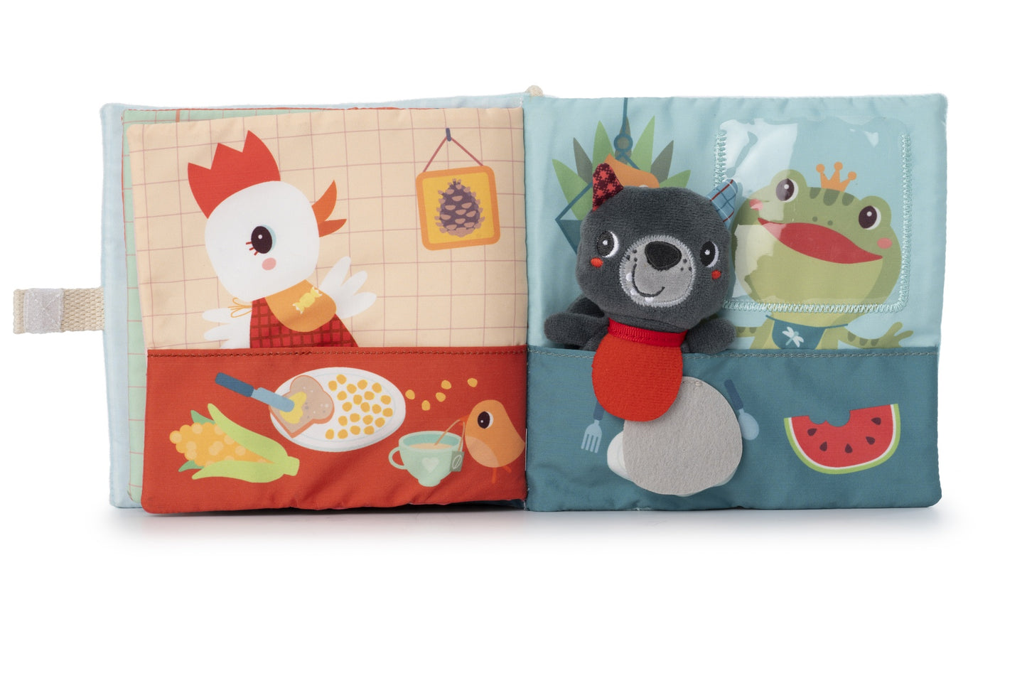 Lilliputiens Knuffelboekje "Smakelijk Louis"