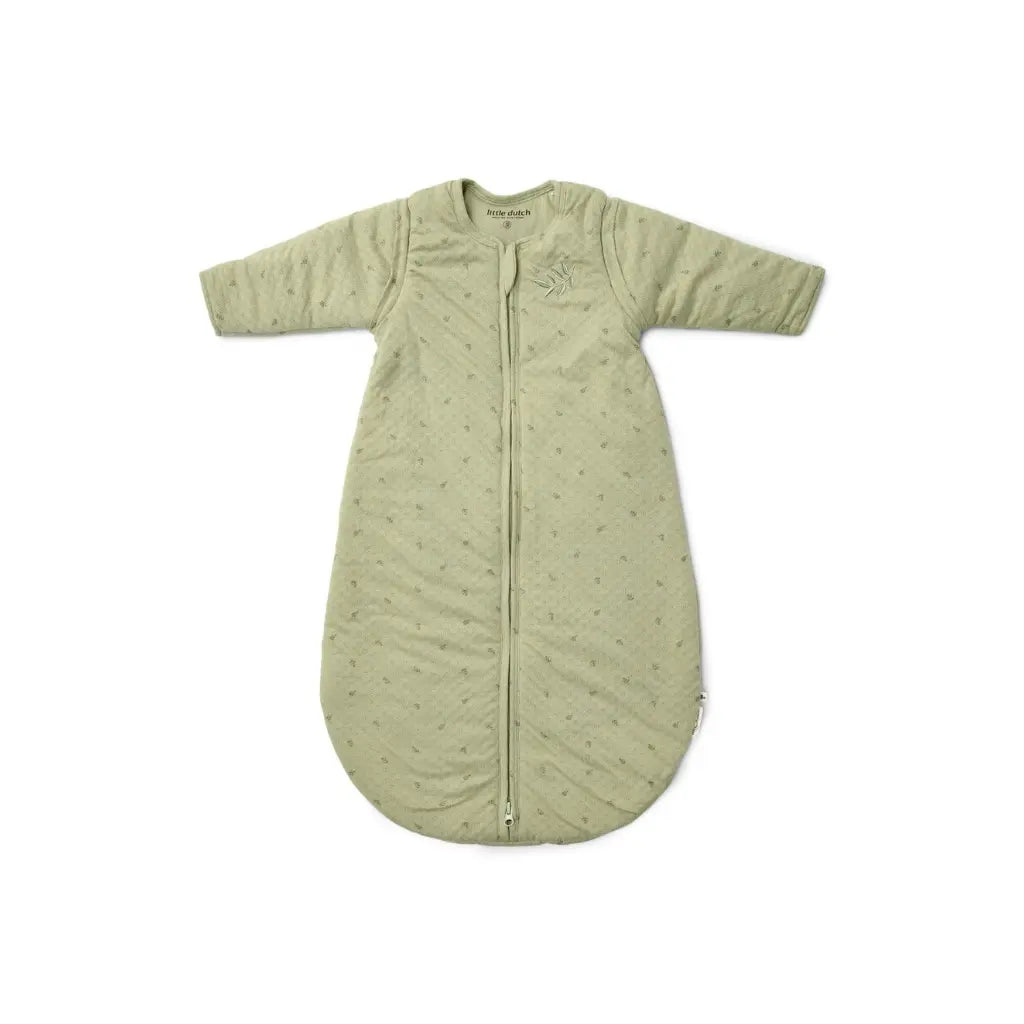 Little Dutch Sac de couchage d'hiver jersey/jaquard Pure Sage 90 cm