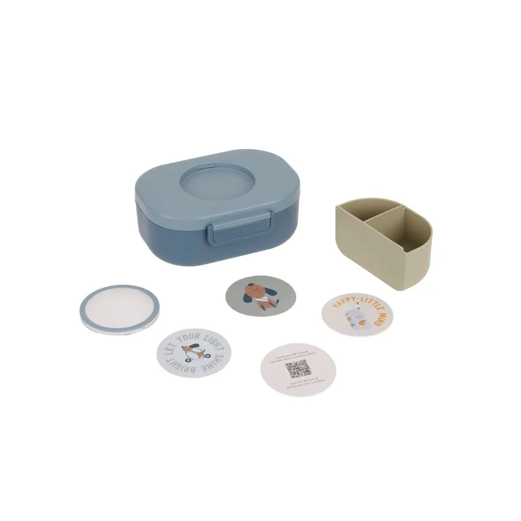 Lässig Snackdoosje Pattern Party blue/green