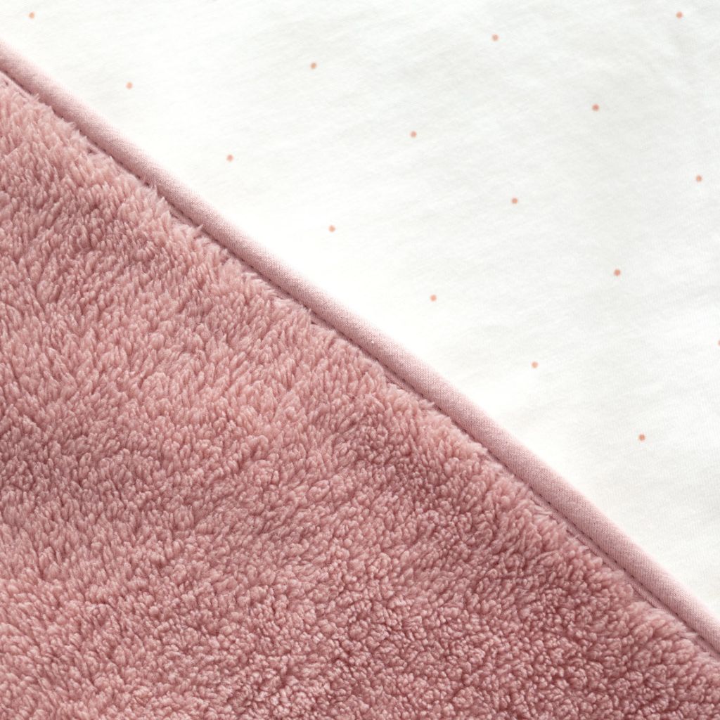 Bemini Deken voor wieg of park Jersey Vintage Pink B 75 x L 100 cm