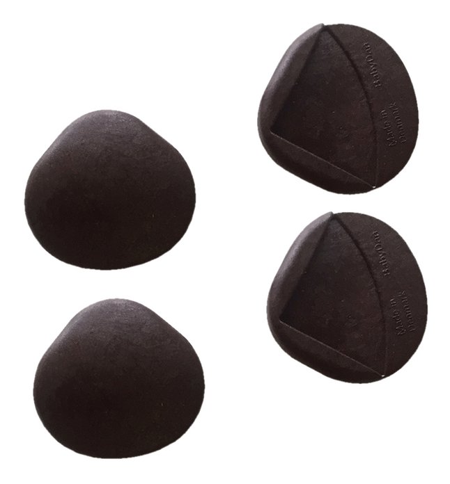 BabyDan Protection pour coins de table brun - 4 pièces