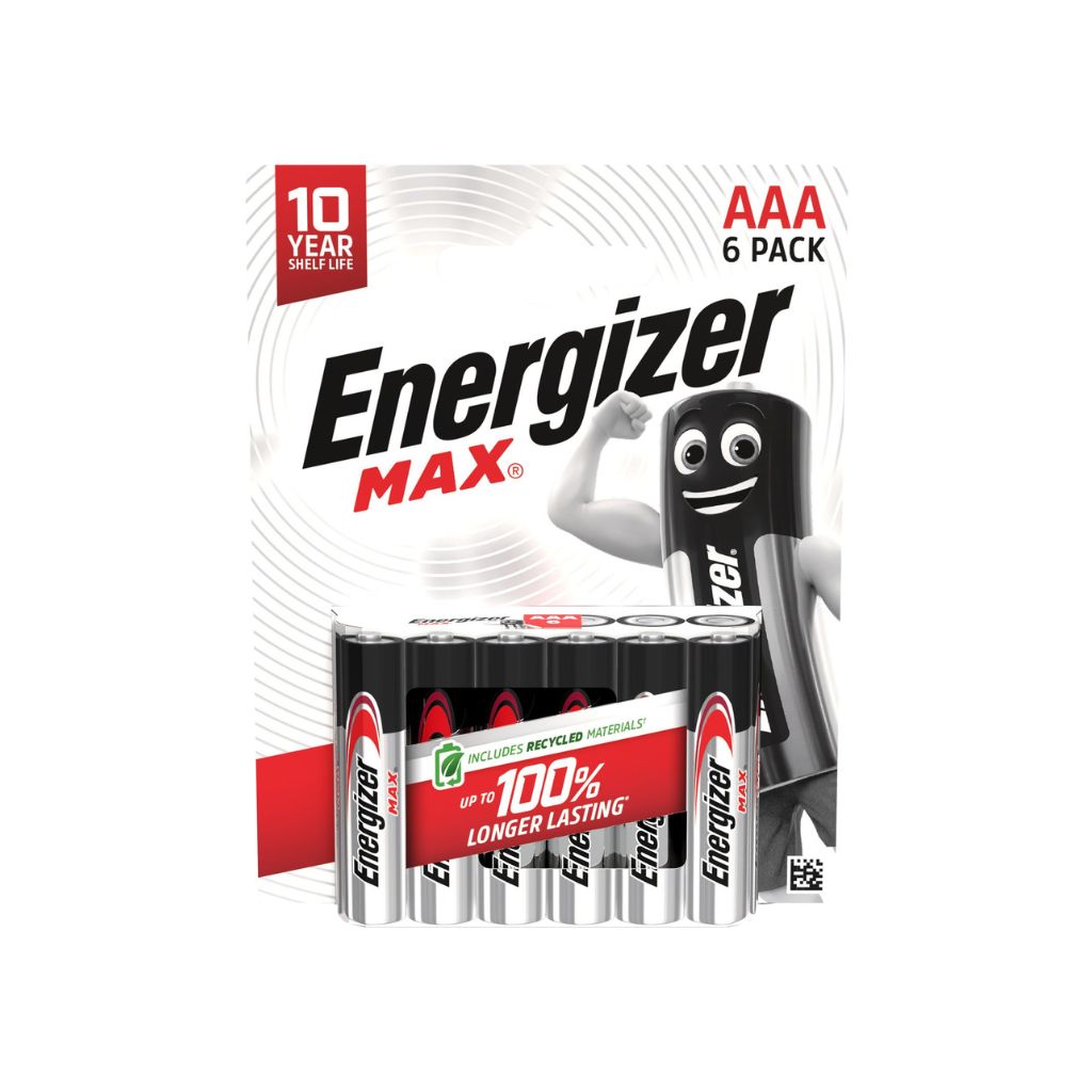 Energizer Batterijen MAX AAA/LR03/E92 – 6 stuks