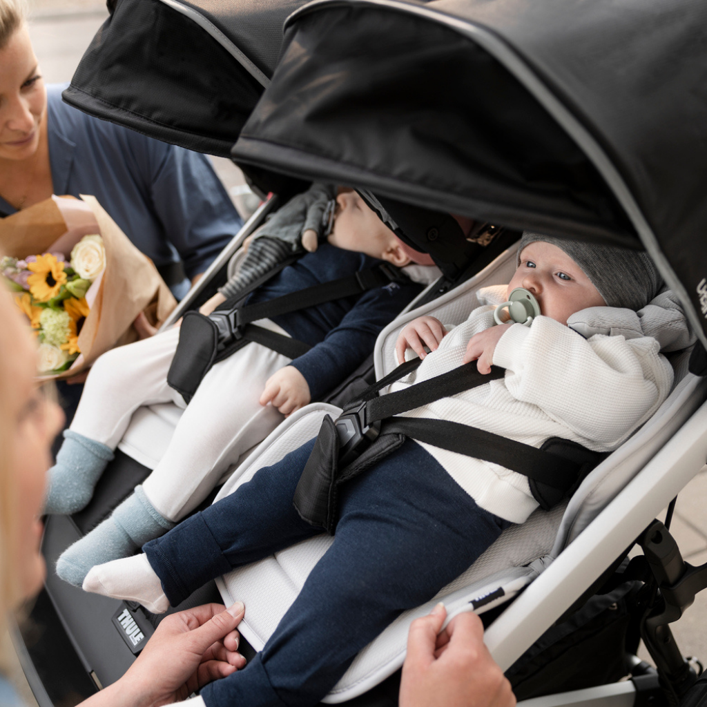 Thule Newborn inlay voor kinderwagen Soft Grey