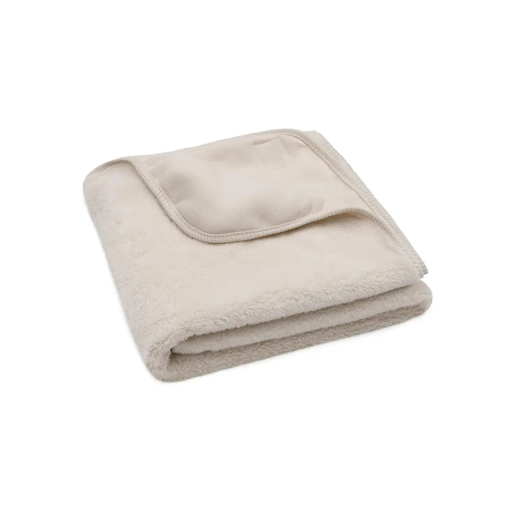 Jollein Couverture pour berceau Basic Jersey/Sherpa Oatmeal 75 x 100 cm