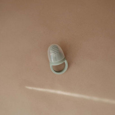 Mushie Sabbelzakje Fresh Food Feeder Cambridge Blue - 2 stuks