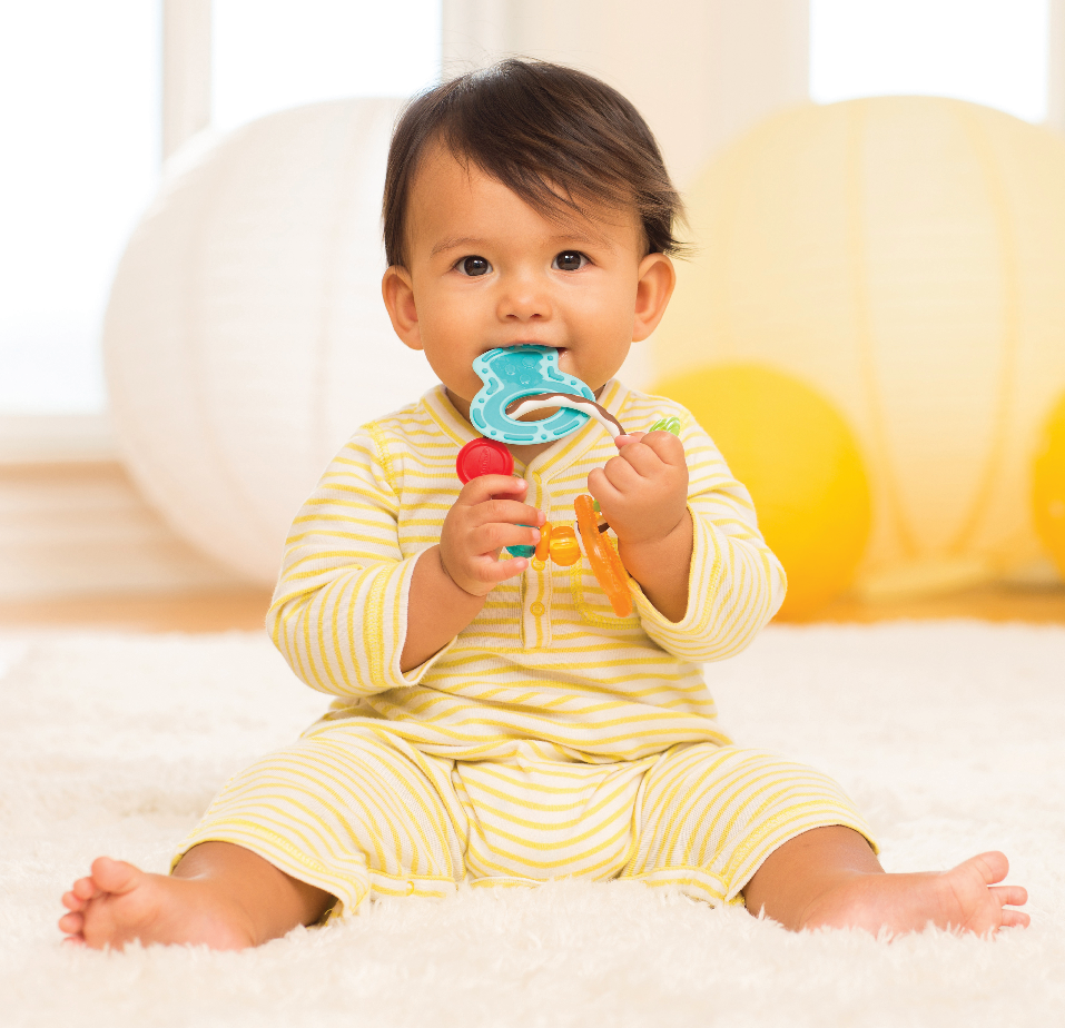 Infantino Hochet/anneau de dentition porte-clés