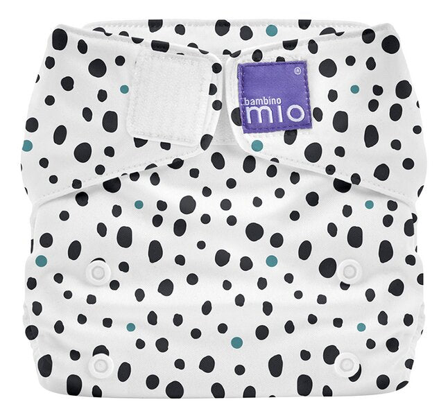 Bambino Mio Wasbare luier Dalmatian Dots wit/zwart