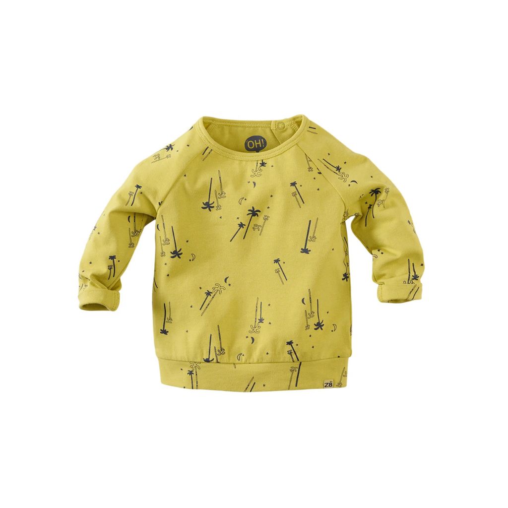 z8 t-shirt lange mouw Wayne, m62, Burnished gold/AOP, Unisex