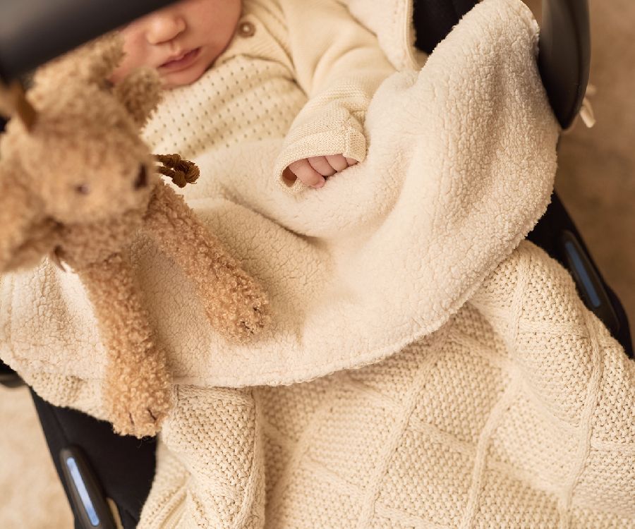 Jollein Chancelière pour siège-auto portable Oatmeal